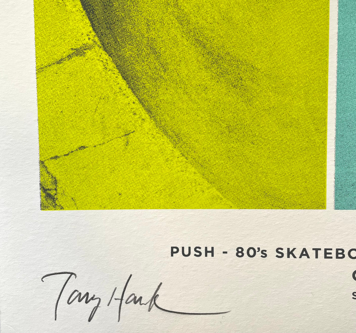 (SIGNED) Limited Edition Tony Hawk & J. Grant Brittain Silk Screen Print